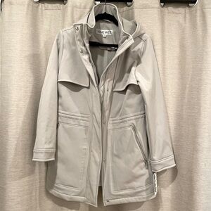 NWT Nine West Gray Rain Jacket size Medium